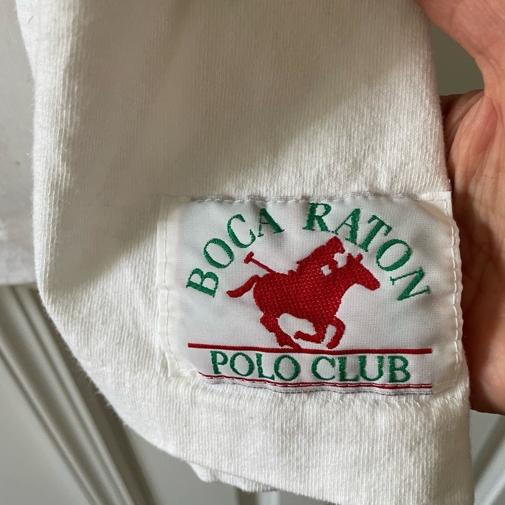 Vintage Boca Raton Polo Club Made in USA White Playsuit Romper - Picture 15 of 16